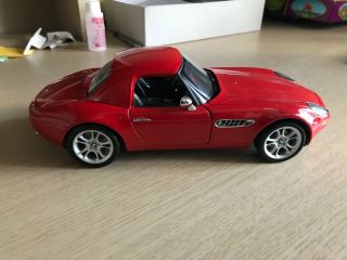 1/18 Bmw Z8 Red Diecast Model Made By Kyosho (boxless)