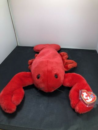 Ty Beanie Buddies Pinchers The Lobster With Tags