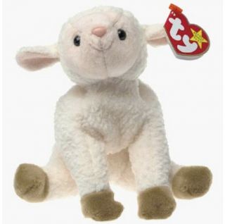 Vintage Retired Ty Beanie Baby Ewey The Sheep Lamb 1998
