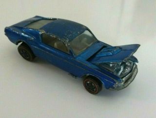 1968 Custom Mustang Mattel Inc Usa Redline Hot Wheels Sweet 16