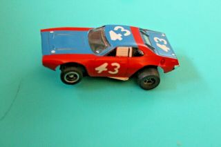 Afx Car Richard Petty 43 Slot Car Dodge Charger  Red And Blue Color