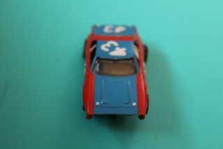 AFX Car Richard Petty 43 Slot Car Dodge Charger  Red and Blue Color 2