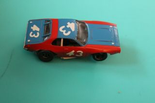 AFX Car Richard Petty 43 Slot Car Dodge Charger  Red and Blue Color 3