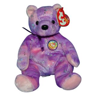 Ty Beanie Baby Clubby 6 Purple - Mwmt