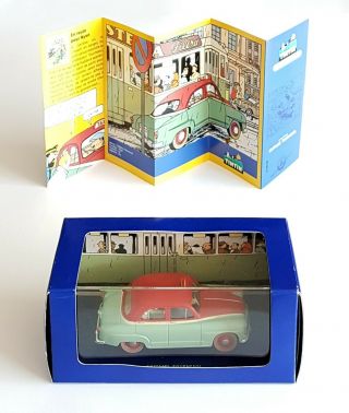 Voiture Car Tintin Atlas N°21 Le Taxi Simca Affaire Tournesol Boite,  Certificat