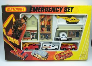 “matchbox” Superfast G - 7 Emergency Set Lesney England 1979 Boxed