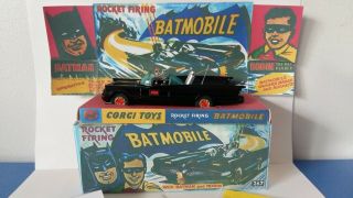 Corgi 267 Batmobile Gloss Black Ex / Nmt 1966