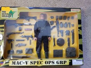The Ultimate Soldier Mac - V Spec Ops Grp Figure 21st Century Toy 1998
