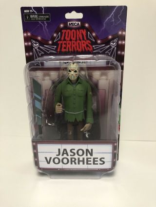 Toony Terrors Friday The 13th 6” Action Figure Stylized Jason Vorhees - Neca