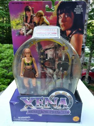 1998 Xena Warrior Princess Action Figure Gabrielle Orphan Of War & Weapons Toy