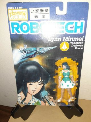 Matchbox Harmony Gold Robotech Vintage 3.  5 " Lynn Minmei Moc Macross Toy