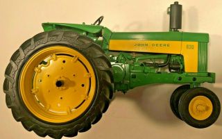 John Deere 630 Tractor - 1/16 Scale - Ertl - Narrow Front - Faded Decal Lhs