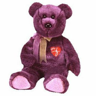 Ty Beanie Buddy - 2000 Signature Bear (13.  5 Inch) - Mwmts Stuffed Animal Toy