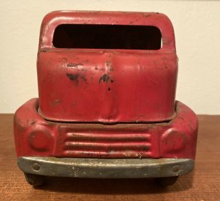 Antique Tonka Toy Red Cab Truck Decals Mound Metalcraft 2