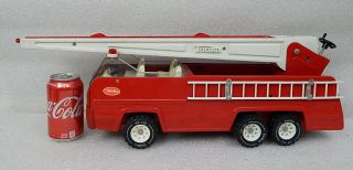 1970s Large Steel Tonka Fire Engine Aerial Ladder Truck 13200 2