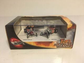 Hot Wheels 100 2 - Car Set “fuels Altereds - Winged Express,  Pure Hell”