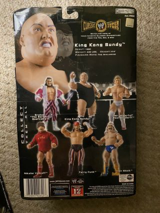 WWE,  Jakks Pacific,  Classic Superstars,  KING KONG BUNDY  (RARE) 2