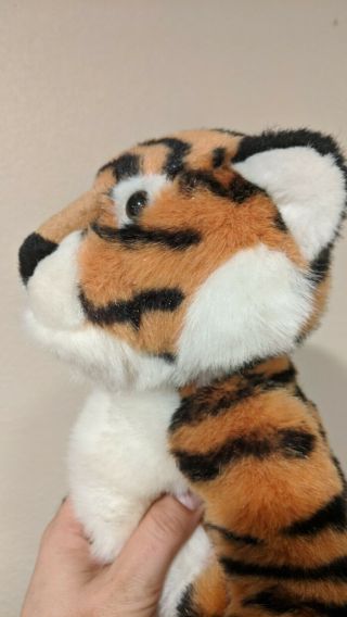Tickles The Bengal Tiger Cat Russ Berrie Weighted Stuffed Plush