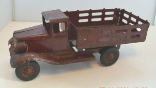 Vintage Girard Toy Steel Stake Farm Truck 10 "