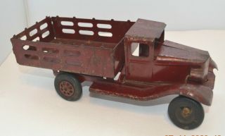 Vintage Girard Toy Steel Stake Farm Truck 10 