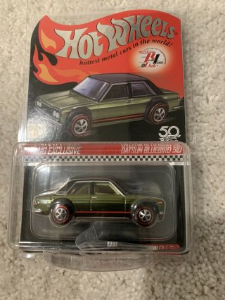 Hot Wheels Rlc Datsun Bluebird 510 With Button And Patch