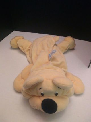 Vintage 1993 Fisher Price Rumple Bear Honey Yellow Floppy Plush Stuffed Animal