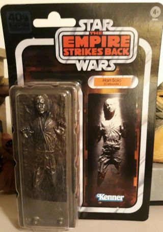 Star Wars Black Series Exclusive Han Solo In Carbonite 40th Anniversary Esb
