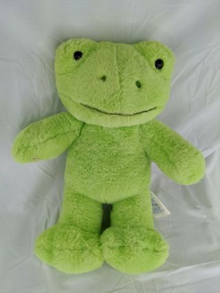 Build A Bear Green Frog Plush 15 " Stuffed Animal Toy