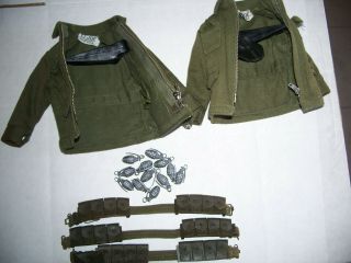 60 ' s G.  I.  Joe Soldier combat field jackets (2), 3