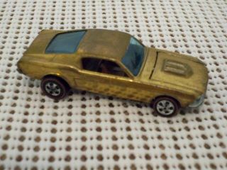 Custom Mustang In Gold/brown Hot Wheels Redline To Lower 48.