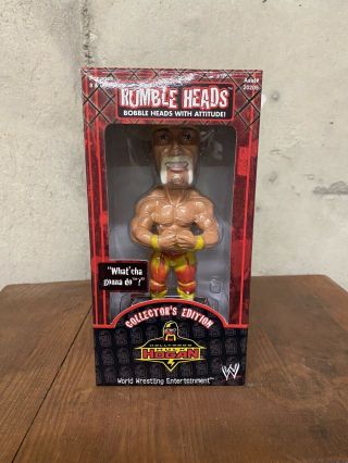 Wwe Hulk Hogan Rumble Heads Bobble Head.  Series One.  Collector 