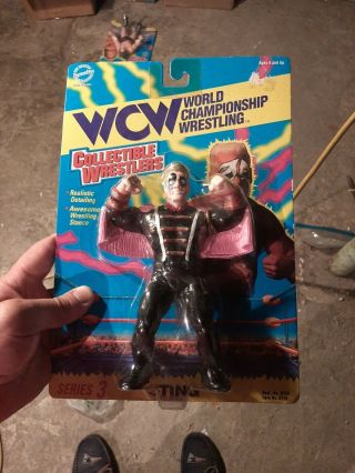 Sting Rare Wcw Collectible Wrestlers Series 3 1994 Toymakers