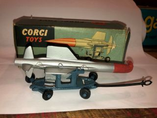 Corgi Toys No 350 Thunderbird Guided Missile & Trailer Diecast