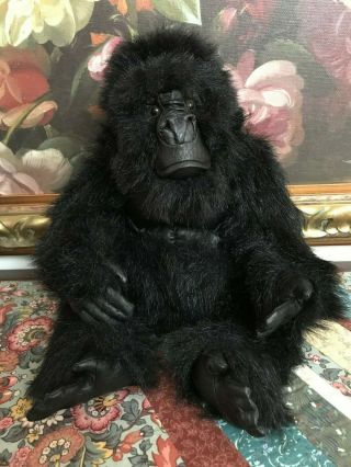 Mighty Joe Young Black Mountain Gorilla Walt Disney Heavy Stuffed 17 Inch