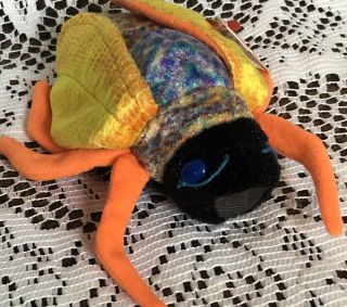 2002 Ty Beanie Babies Twitterbug The Cicada.  Retired And Nmwt.