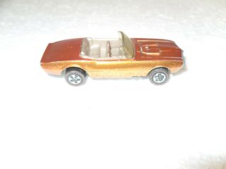 Vintage Hotwheels 1968 U.  S.  Redline Custom Firebird (orange In Color)