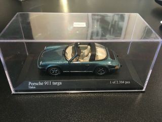 Minichamps 1:43 Porsche 911 Targa 1977 Turkis Blue - No Box