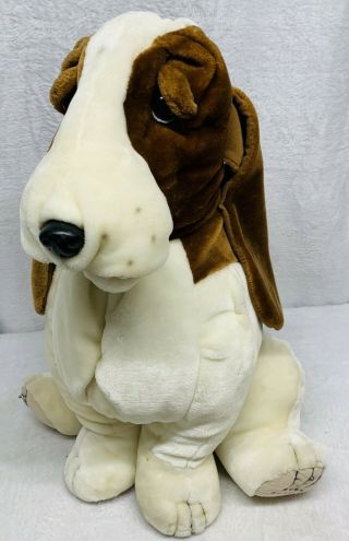 Vintage Hush Puppies Plush Sad Dog Basset Hound 24″ Huge Jumbo Prop Mascot