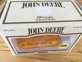John Deere 430 Crawler Industrial Model 1/16 Scale Ertl Made Diecast Toy Tractor 2