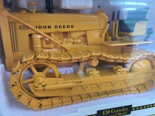 John Deere 430 Crawler Industrial Model 1/16 Scale Ertl Made Diecast Toy Tractor 3