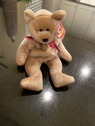 Ty Beanie Babies 1999 Signature Bear,  With Tags