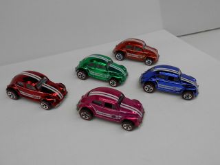 Hot Wheels Volkswagen Beetle Vw Bug - Classics Series 1 - 5 Colors - Loose