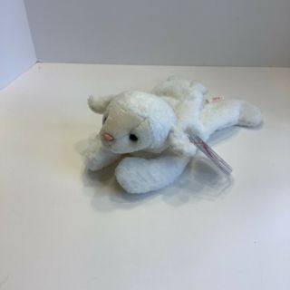 Ty Beanie Baby Fleece The Lamb W/tags Retired Dob: March 21st,  1996,