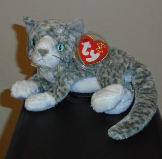 Ty Beanie Baby - Purr The Cat (7.  5 Inch) With Tags