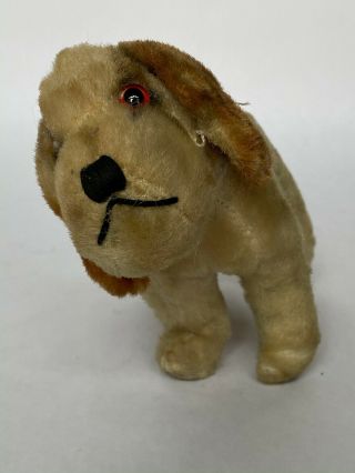 Vintage 1960’s Steif Germany Small Standing Beagle Mohair Dog Stuffed Animal