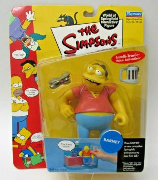 The Simpsons Wos Barney Action Figure Series 2 By Playmates Toys 2000
