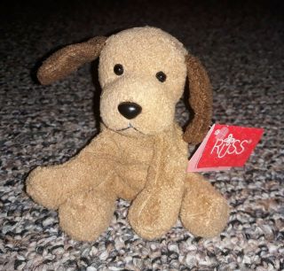 Russ Berrie Luv Pets Buddy Cocker Spaniel Brown Plush Toy Puppy Dog Lovey Tags