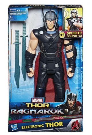 Marvel Thor Ragnarok Interactive Electronic Thor Action Figure Misb