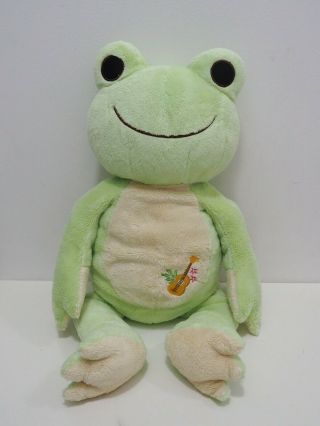 Pickles The Frog Green Nakajima Beanie 22 " Large Plush Tag Toy Doll Japan