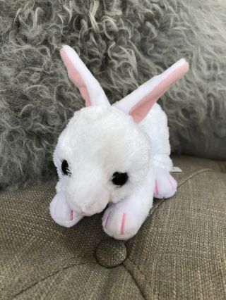 Ty Cotton The White Bunny Beanie Baby Stuffed Bunny Collectibles Toy